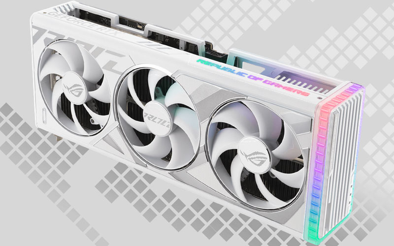 کارت گرافیک ROG Strix GeForce RTX™ ۴۰۸۰ ۱۶GB GDDR6X White OC