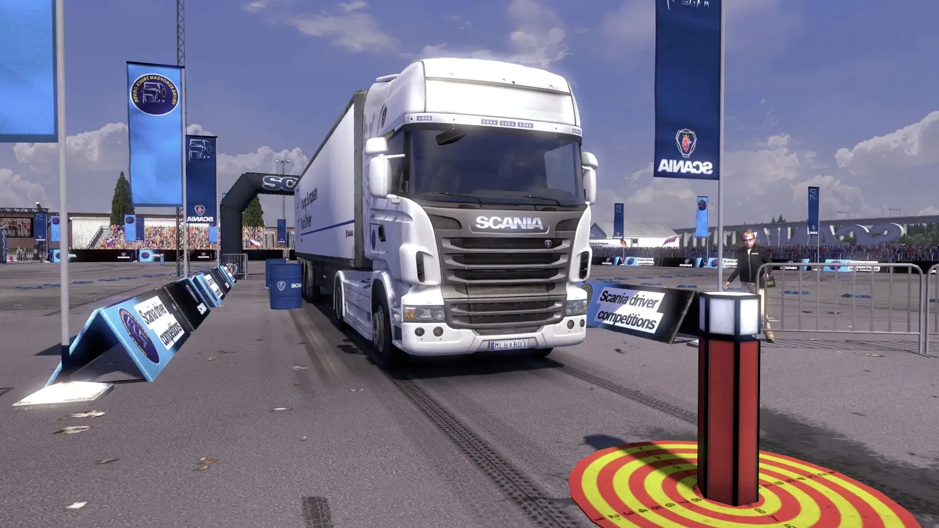 بازی کامیون اسکانیا برای کامپیوتر Scania Truck Driving Simulator